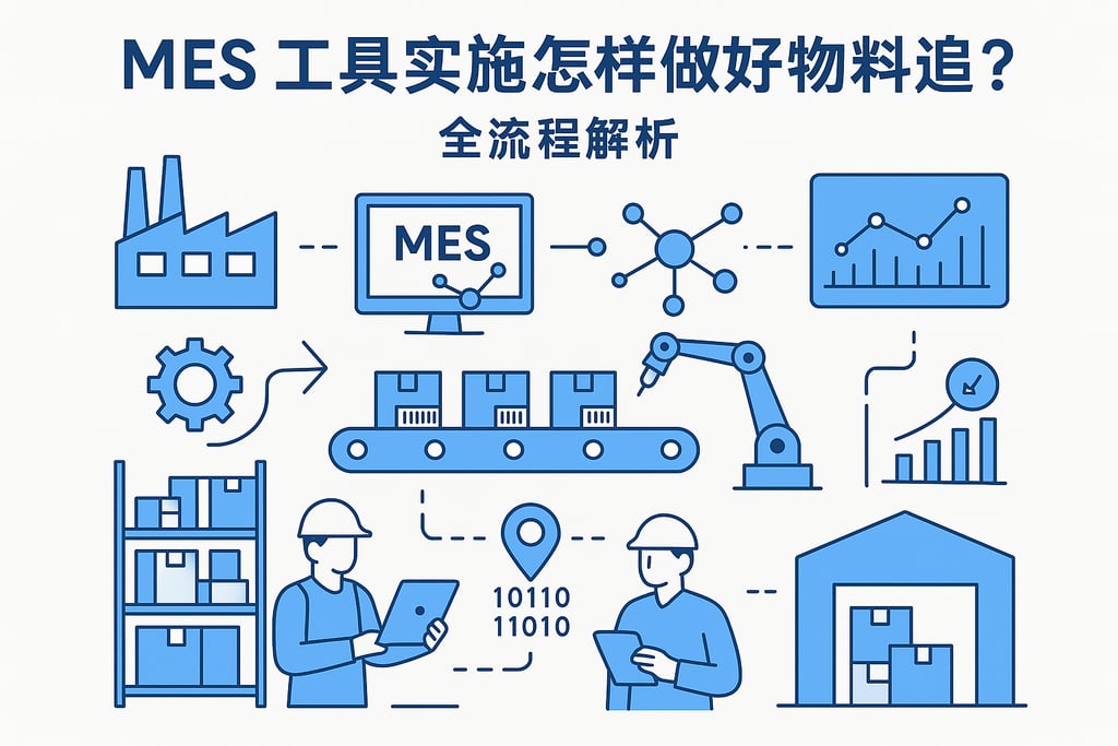 MES 工具实施怎样做好物料追溯？全流程解析
